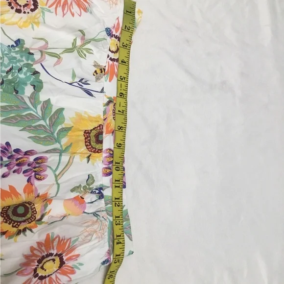 Elie Tahari White and Purple Floral Skirt - Picture 14 of 16